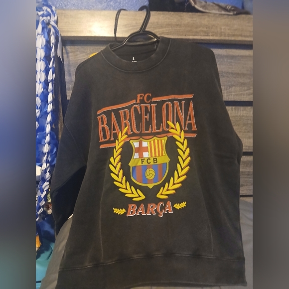 FC Barcelona Black Sweatshirt - Picture 2 of 10